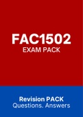 FAC1502 - EXAM PACK (2022)