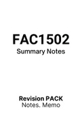 FAC1502 - Notes (Summary)