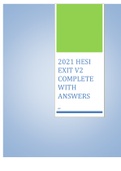 2021 HESI EXIT V2 WITH ALL THE ANSWERS GRADE A+