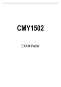 CMY1502 EXAM PACK 2022