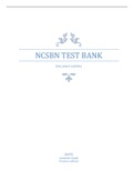 NCSBN TEST BANK - For The NCLEX-RN & NCLEX-PN, Updated 2021, Over 1500 Complete MCA Plus Rationale In 500 Pages. Best Last Minute Exam Prep.