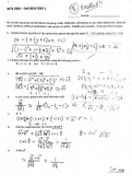 Old Midterm 1 Fall 2015 - Calculus 3