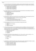 NGR 6619 - Barkley Exam 1 Review Questions with Answers & Rationale.