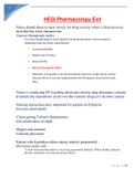 HESI Pharmacology Exit 2020&sol;2022