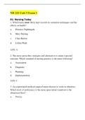 NR 222 Unit 3 Exam 1; Latest Updated:Questions & Answers 