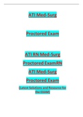 RN ATI Med-Surg Proctored Exam 2021&period;docx