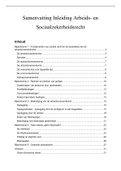 Samenvatting Inleiding Arbeids- en Sociaalzekerheidsrecht