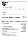 Biology Paper 2 2020 Question paper