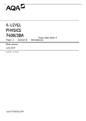 A-level PHYSICS Paper 3 Section B