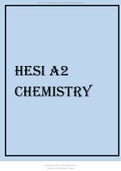 HESI A2 CHEMISTRY 2020 FINALS QUESTION BANK