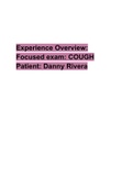 Experience Overview: FOCUSED EXAM: COUGH Patient: Danny Rivera Digital Clinical Experience