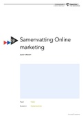 Samenvatting online marketing (kennisclips)