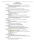 PSYC 105 Exam 4 Study Guide- Portage Learning