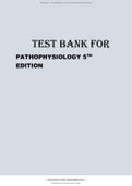 Test bank for understanding pathophysiology 5th edition by huether 