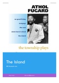 The Island Notes IEB Dramatic Arts (2 sets of notes for the price of 1)