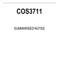 COS3711 Summarised Study Notes