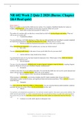 NR 602 Week 2 Quiz 2 2020 Burns Chapter 2 and 4 Real quiz&rpar;&period;