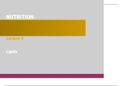lipids lectured notes &lbrace;summary&rcub;