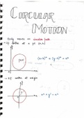 Circular Motion Class notes