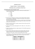 CHEM 1810 Questions