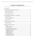 Full summary quality management (LinkedIn lessons) ERP SME3