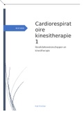 Samenvatting cardiorespiratoire kinesitherapie 1 