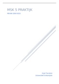 Samenvattingen MSK 5  theorie en praktijk 