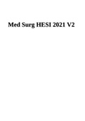 Med Surg HESI 2021 V2