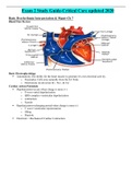 Exam 2 Study Guide-Critical Care updated 2020.