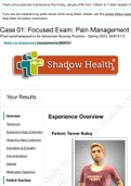 Case 01: Focused Exam SHADOW HEALTH PATIENT TEACHING 