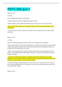 PSYC 300 quiz 1&vert; GRADED A