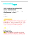 RNSG 2201 EXAM 5  CH. 23, 24, 25, 26   Chapter 23: The Child with Fluid and Electrolyte Imbalance MULTIPLE CHOICE