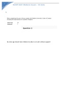 NUNP 6541 Midterm Exam – 5 Sets rewiew submission Graded A