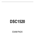 DSC1520  EXAM PACK 2022