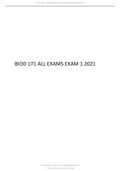 Biod 171 all exams exam 1 2021&period;&lpar;Exan pack&rpar;