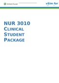 VSIM/ WOLTERS KLUWER |NUR 3010 CLINICAL STUDENT PACKAGE