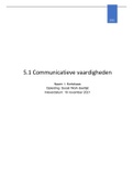 Module 5.1 Communicatieve Vaardigheden