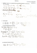 Midterm Three Review Packet - Math 246 Linear Differential Equation