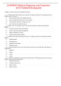 CURRENT Medical Diagnosis and Treatment 2020 Testbank -Studyguide&period;
