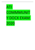 ATI COMMMUNITY DOCX EXAM 2020