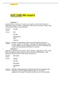 NUR 2488 MH exam3 GRADED A