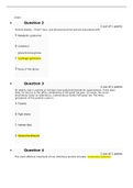 NURS 6531 final exam 1 QUESTIONS AND ANSWERS