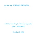 Individual Case Study 2 Starbucks cooperation