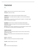 Uitgebreide statistiek samenvatting&comma; TBK&comma; HU&comma; Cijfer 7&period;6