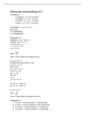 Wiskunde samenvatting hoofdstuk 4 Werken met formules