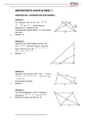 Wiskunde b oefentoets hoofdstuk 3 hoeken