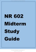NR 602 Midterm Study Guide.