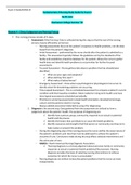 Fundamentals of Nursing Study Guide for Exam 2 