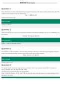 Exam (elaborations) MATH 225N Week 4 Statistics Quiz Solutions: Fall 2020/2021 - Attempt Score : A+