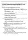 NUR 214 Mental Health Unit III Practice Test and Answers 51 questions - Revised 2020.docx